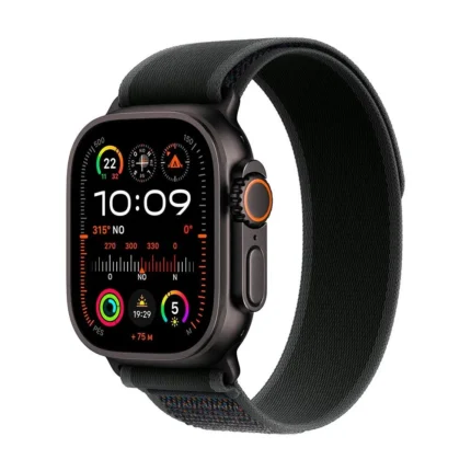 Apple Watch Ultra 2 GPS + Cellular, Case Preta de Titânio de 49 mm, Pulseira Loop Trail Preta