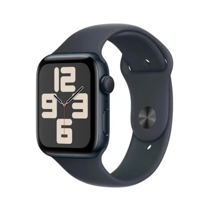 Apple Watch SE GPS, Caixa Meia-Noite de Alumínio de 44 mm, Pulseira Esportiva Meia-Noite